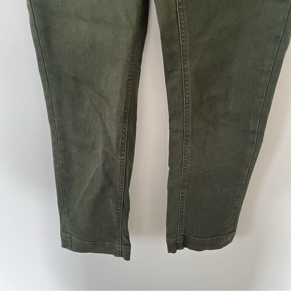 Everlane Olive Green "The Slim Leg Crop" Jeans - Picture 6 of 8